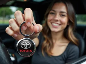 Toyota Portachiavi Personalizzato Logo Premium LT